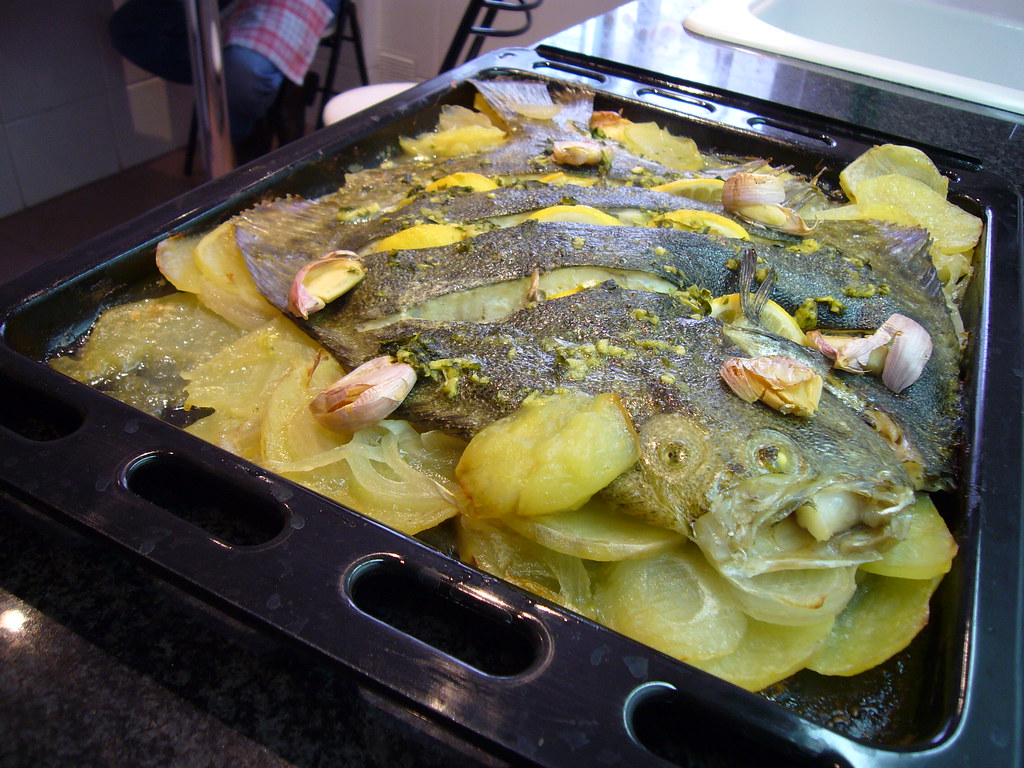 rodaballo al horno
